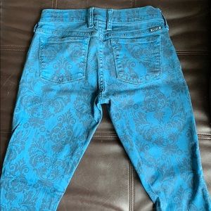 Printed Lucky Brand skinny jeans